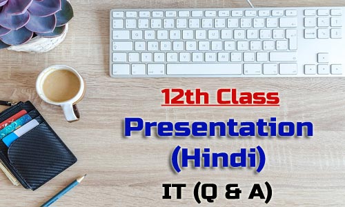 12th Class Presentation
