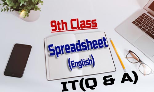 Spreadsheet 9th Class