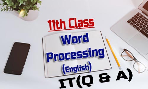 11th Class Word Processing