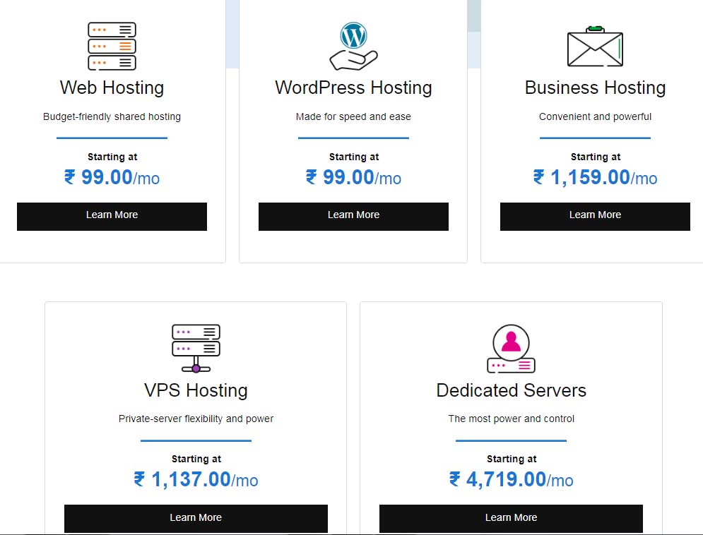 Godaddy Web hosting Plans