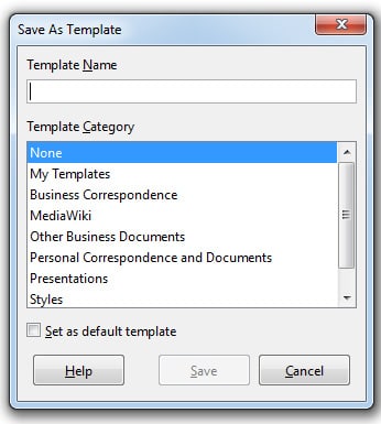 LibreOffice Writer Templates