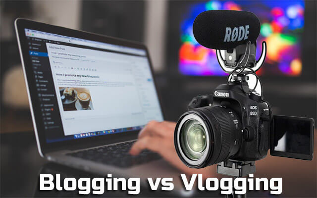 blogging and vlogging