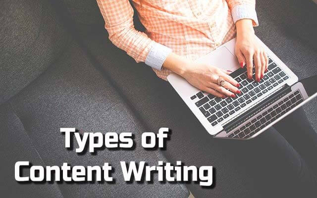 Types of Content Writing