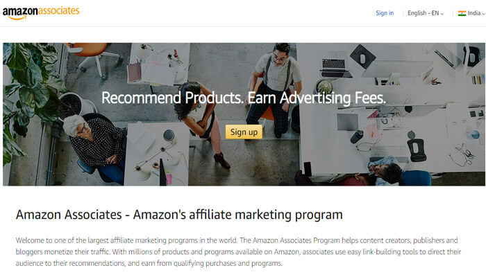 Amazon Associate Affiliate Programs