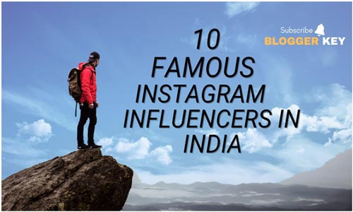 famous instagram influencers in india