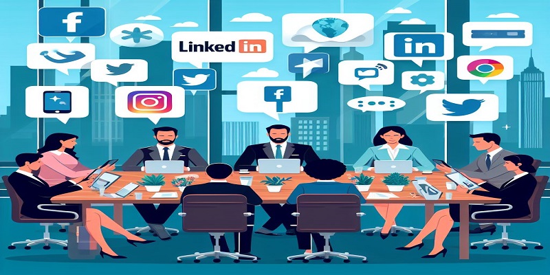 use social media in business blog