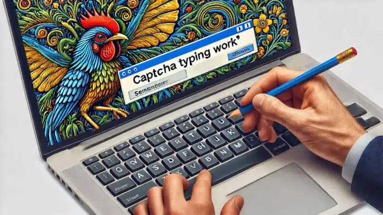 captcha typing job